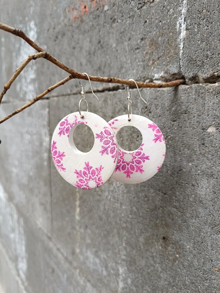 Náušnice donuty pro Janičku