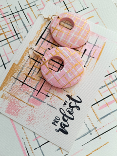 Náušnice donuty pro Adélku